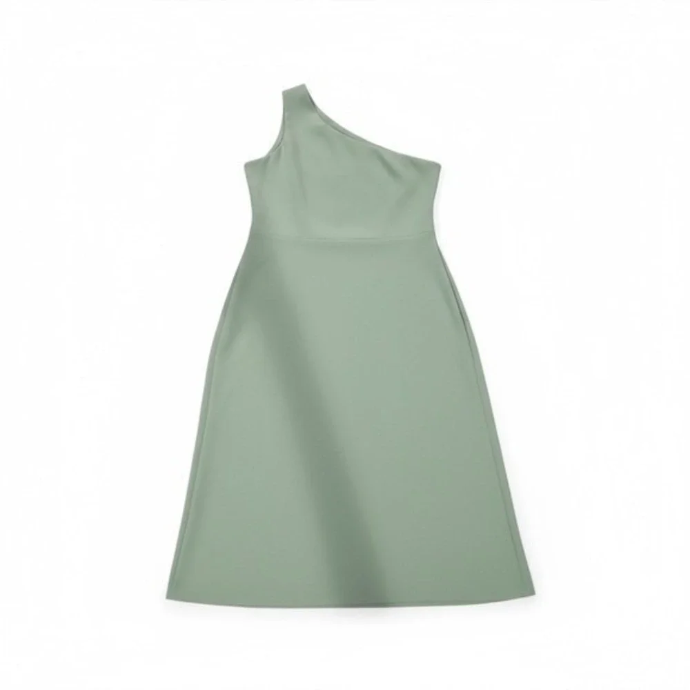 Petal Pup -Nadene one Shoulder Midi Dress Mint Green Size US 14 - Picture 2 of 9